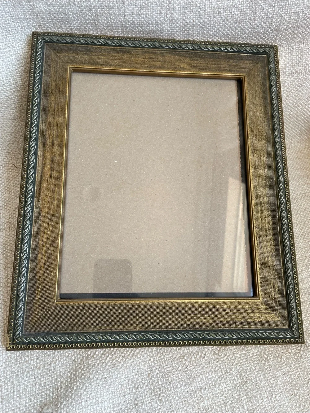 Vintage 90s Classic Ornate Gold Tone Decorative Picture Frame Fits 8x10